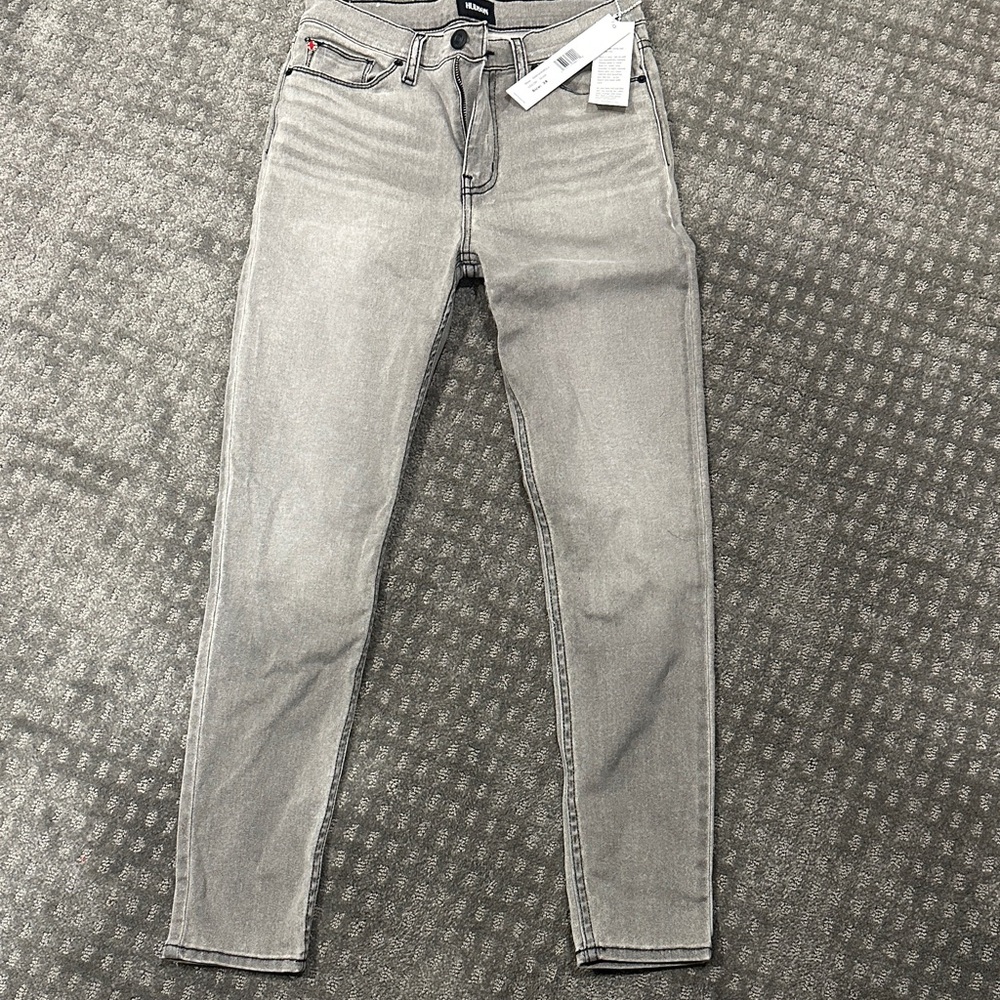 Hudson Blair High Rise Skinny Jeans in Classic Gray
